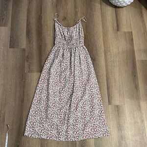 Abercrombie & Fitch Strawberry Print  Midi Dress